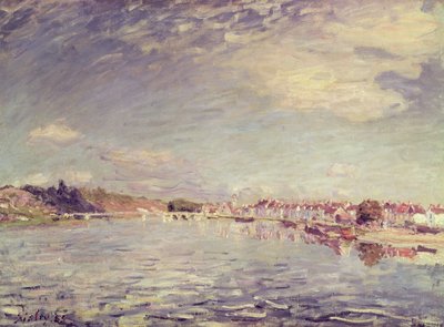 Saint-Mammes, 1885 by Alfred Sisley